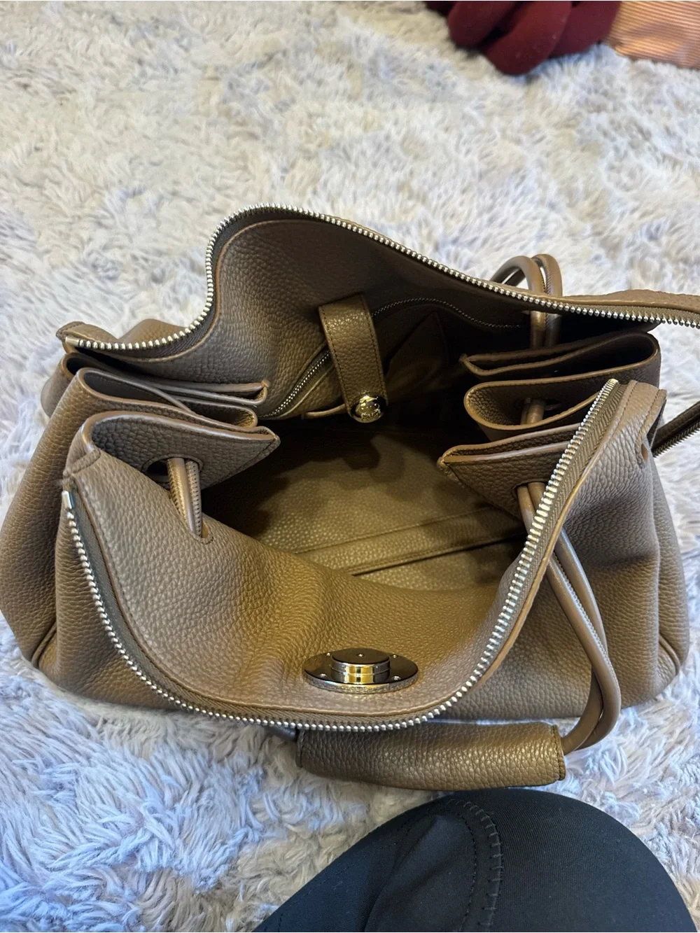 2025 Loewe Madrid Bag in Dark Beige (Large)